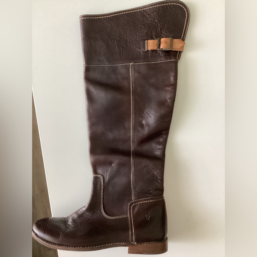 Brown Knee High Frye Boots - Picture 5 of 9